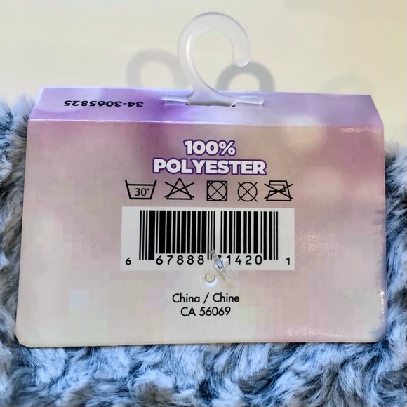 Polyester Scarf, Blue - Picture 4 of 6